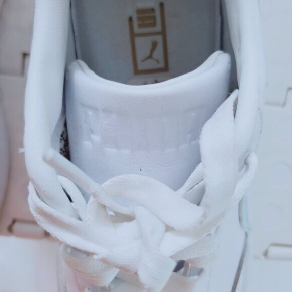 PUMA OSLO MAJA White + Mint Blue Platform Sneakers - Picture 5 of 16